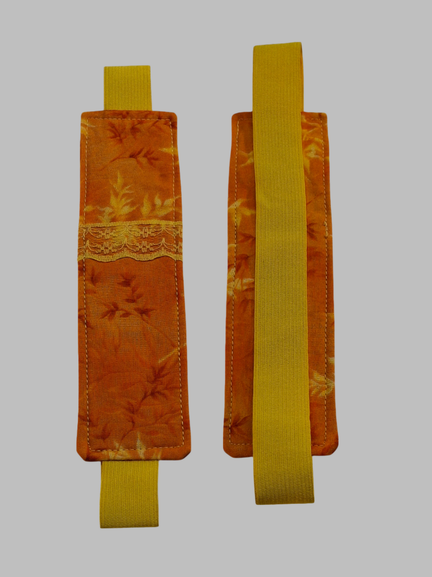 Penholder/Bookmark - Yellow/Orange - Yellow Elastic