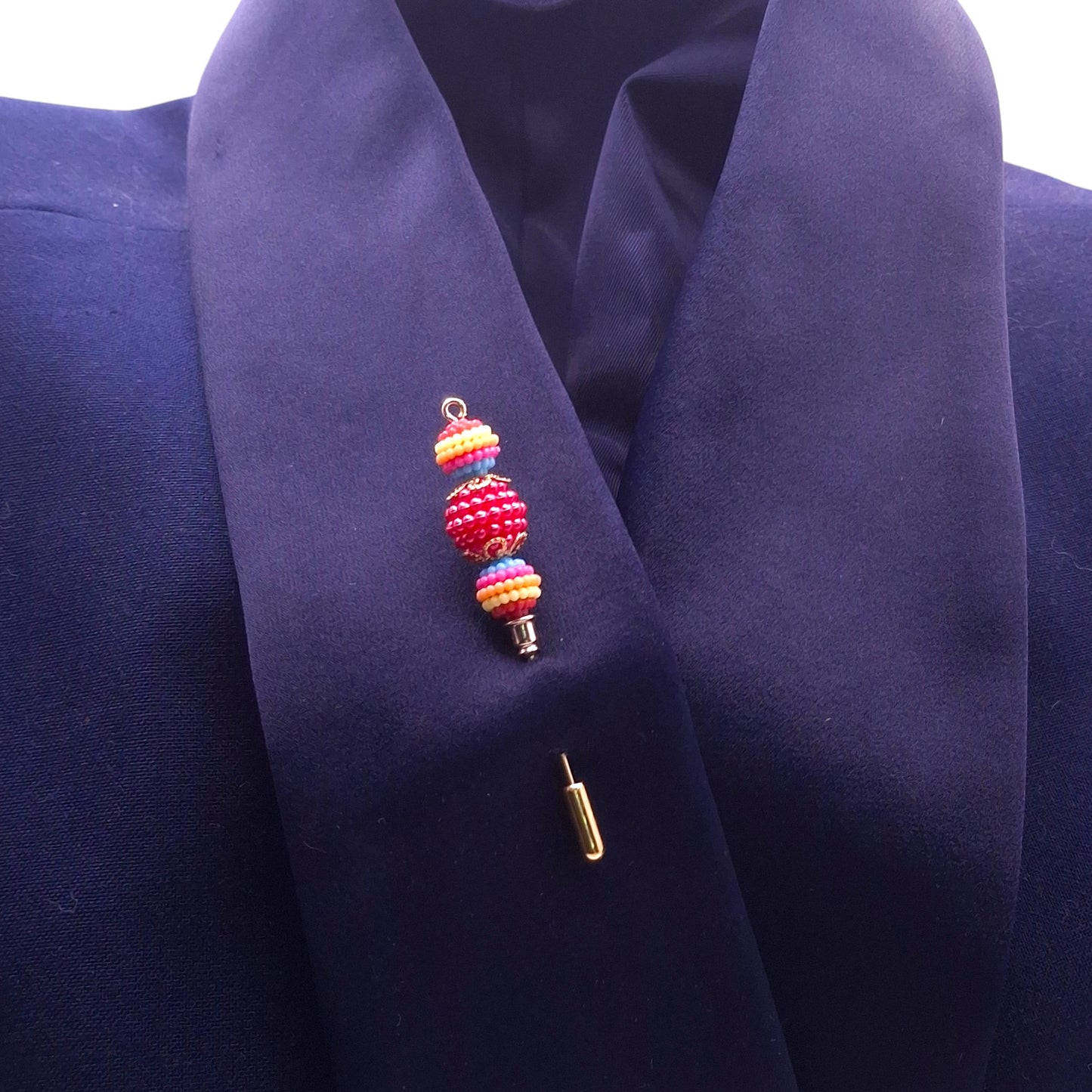 Cherry Red 'n Rainbow Bayberry w/Earrings