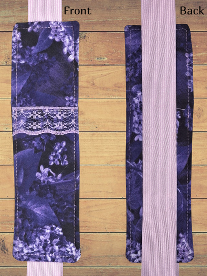 Penholder/Bookmark - Purple and Lilac - Light-purple Elastic