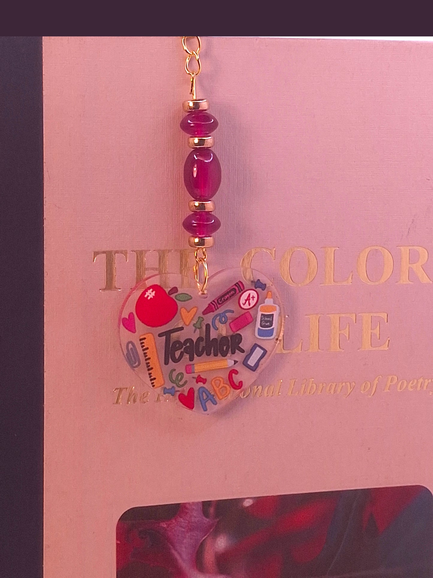 Teacher Heart on a Feather